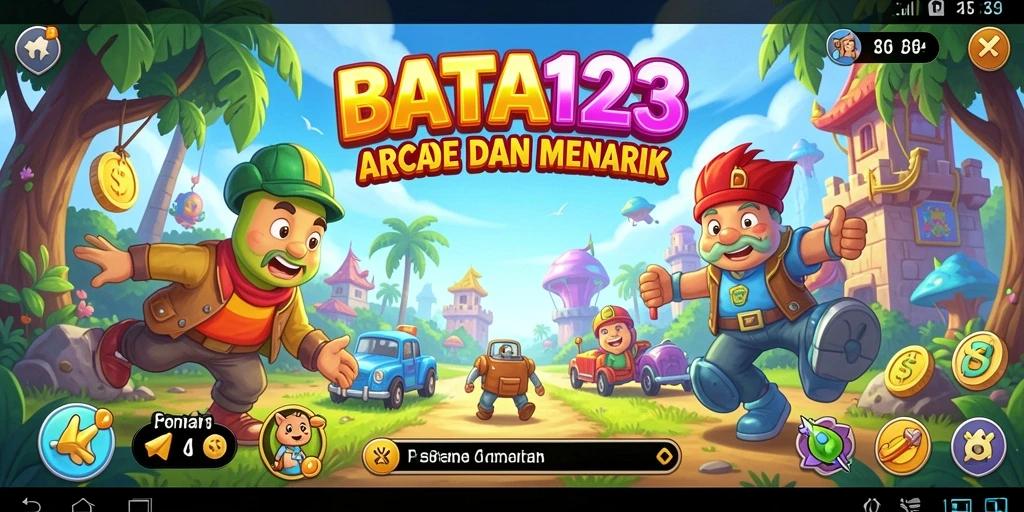 Screenshot gameplay BATA123 yang menunjukkan aksi seru dalam permainan arcade.