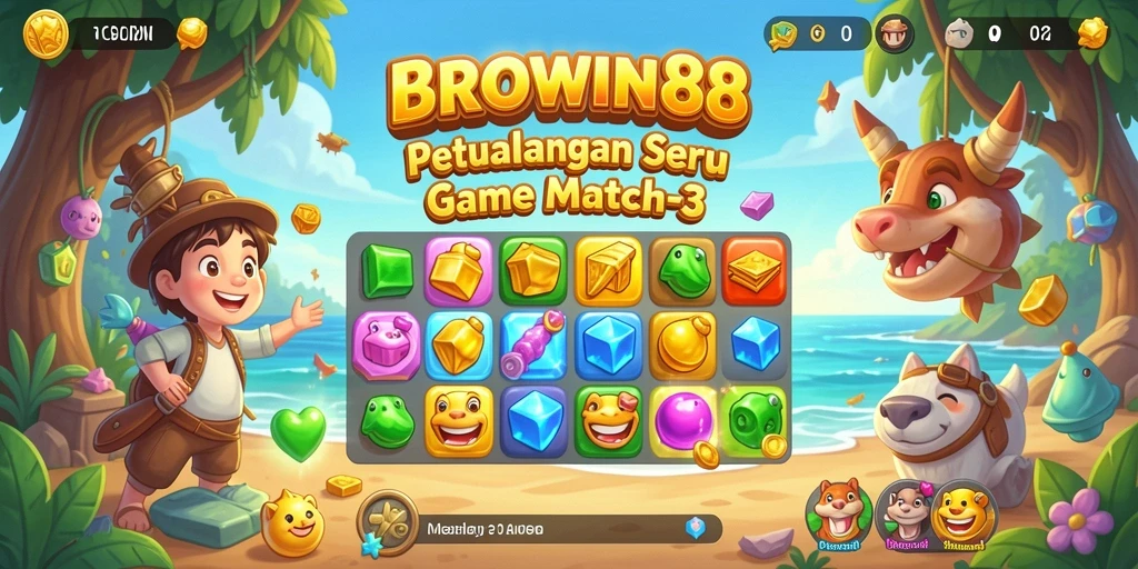Gameplay seru BROWIN88 dalam aksi, penuh warna dan tantangan.