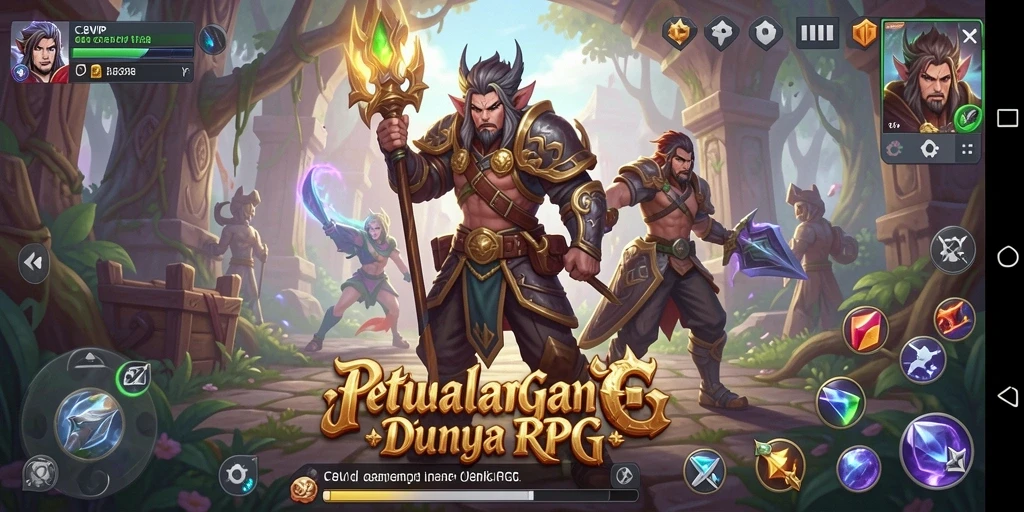 Screenshot gameplay C8VIP menampilkan petualangan seru di dunia RPG.