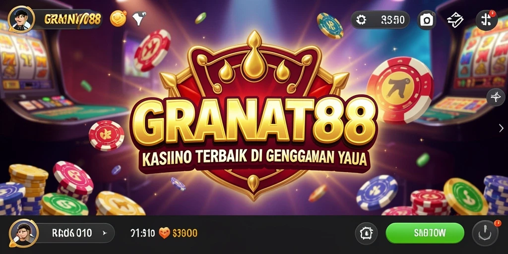 Tampilan menakjubkan dari gameplay Kasino di GRANAT88.