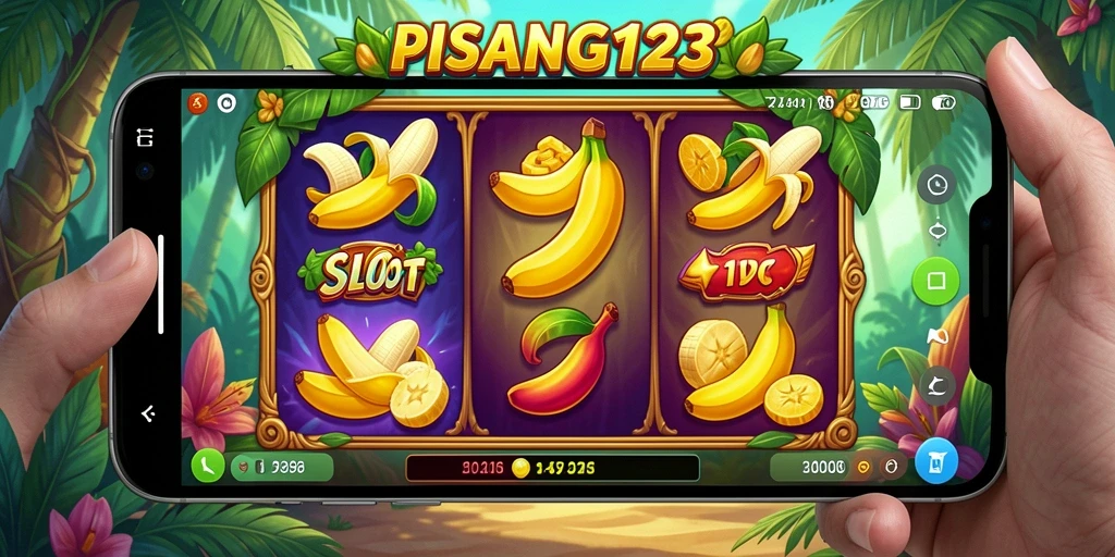 Tampilan menarik dari gameplay PISANG123 yang penuh warna.