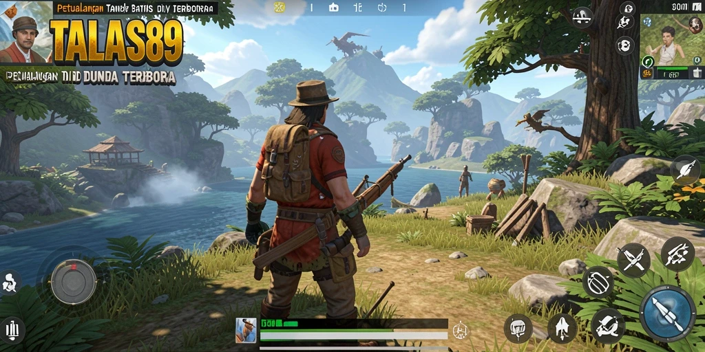 Tampilan gameplay TALAS89 yang menakjubkan di dunia terbuka.