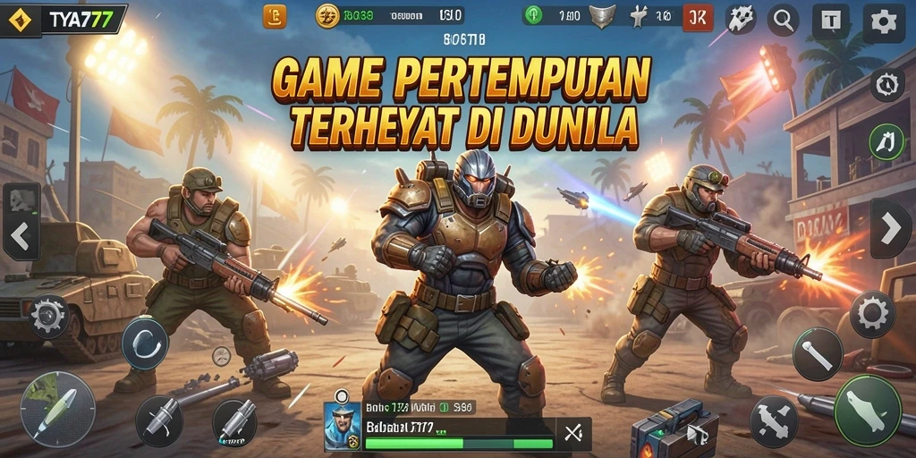 Gameplay intens dan strategi mendalam dalam TYA777 Battle Royale.